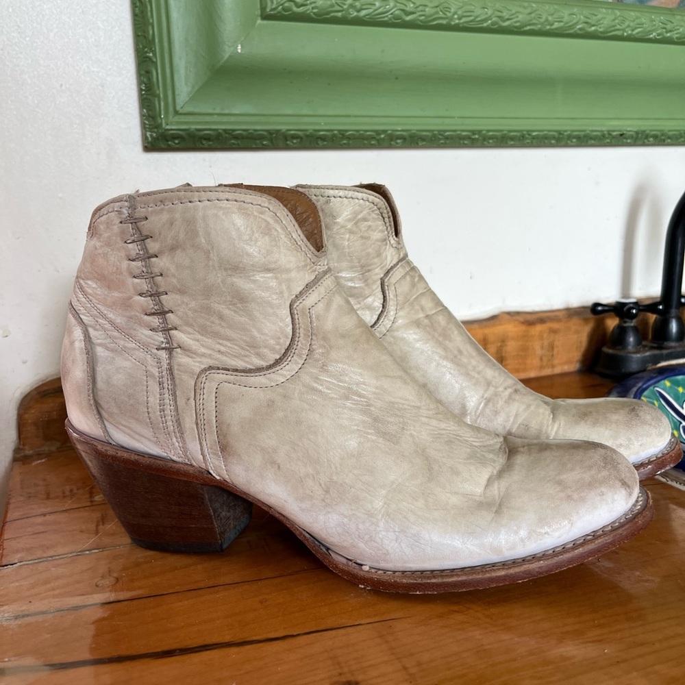 Lucchese leather booties